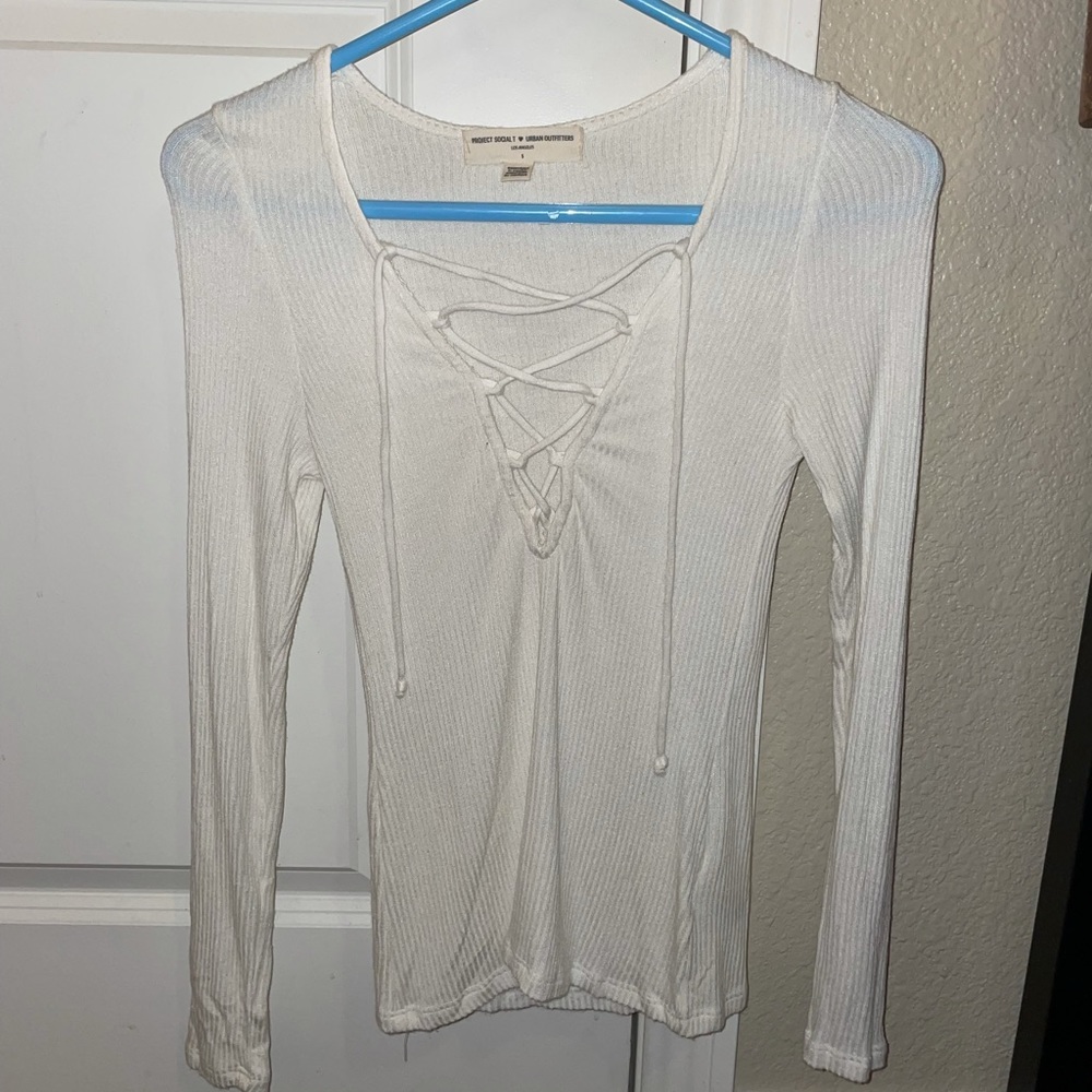 Urban Outfitters Lace up front long sleeve💠